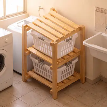 Organizador de canastos para la ropa