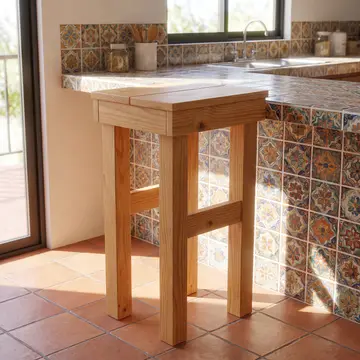 Taburete alto de cocina